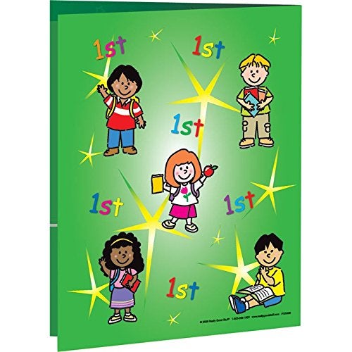 Really Good Stuff Welcome to First Grade Folders - 12 folders - Image 2